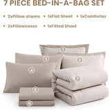 Custom Made 7 Pieces Bed in a Bag