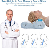 Contour Cervical Memory Foam Pillow