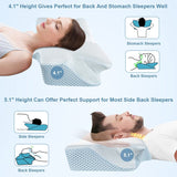 Anvo Cervical Memory Foam Pillows for Neck Pain